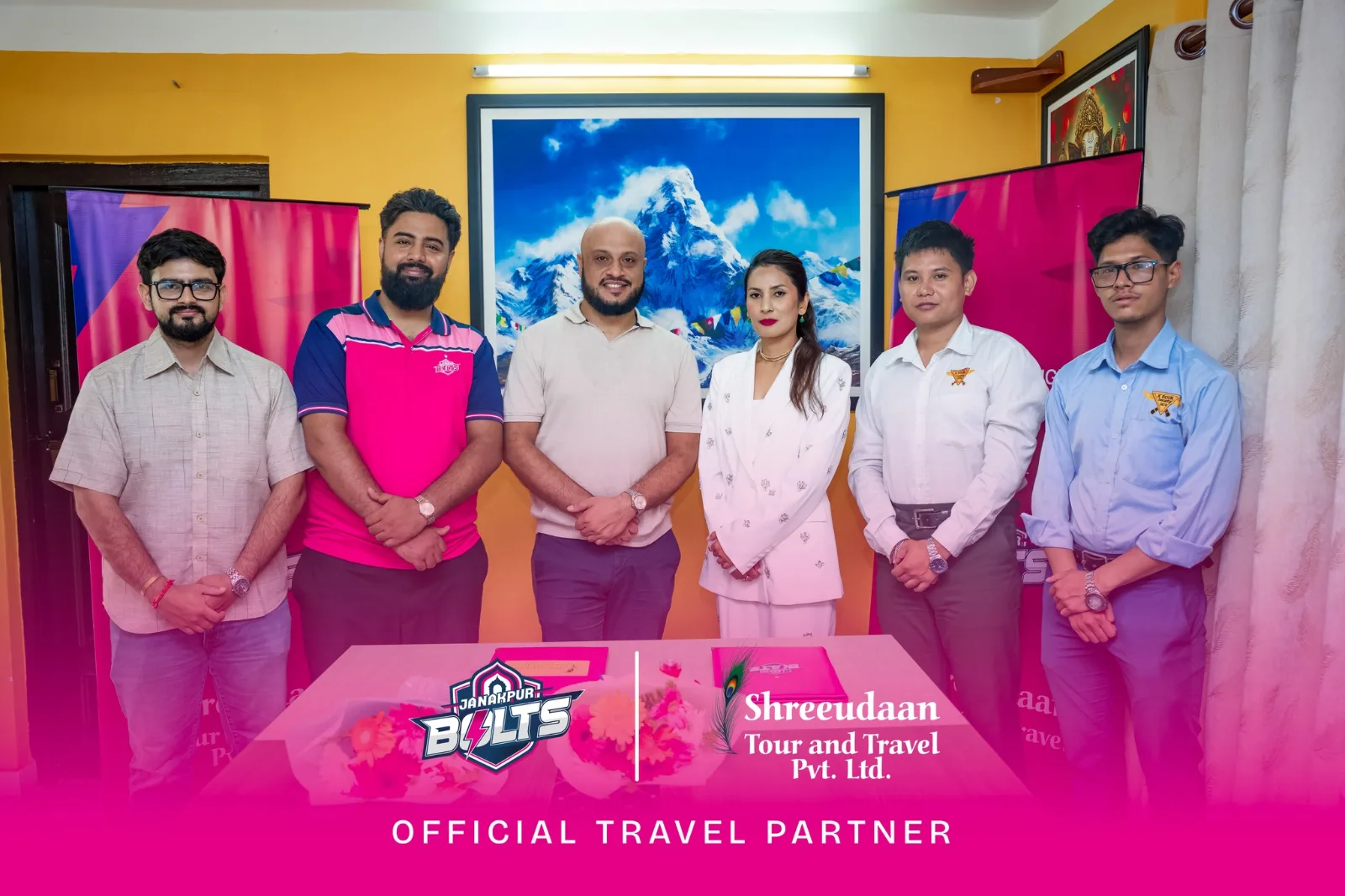 Janakpur Bolts Welcome Shree Udaan Tours and Travels as Official Travel Partner