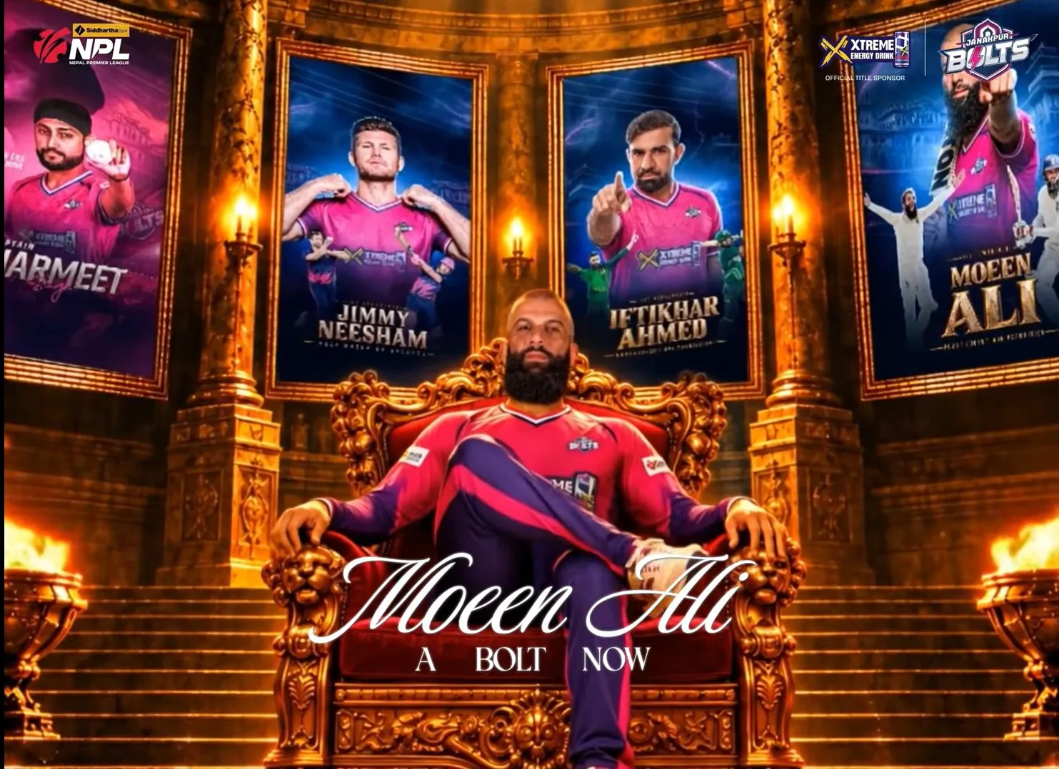Moeen Ali Signed by Janakpur Bolts for Nepal Premier League