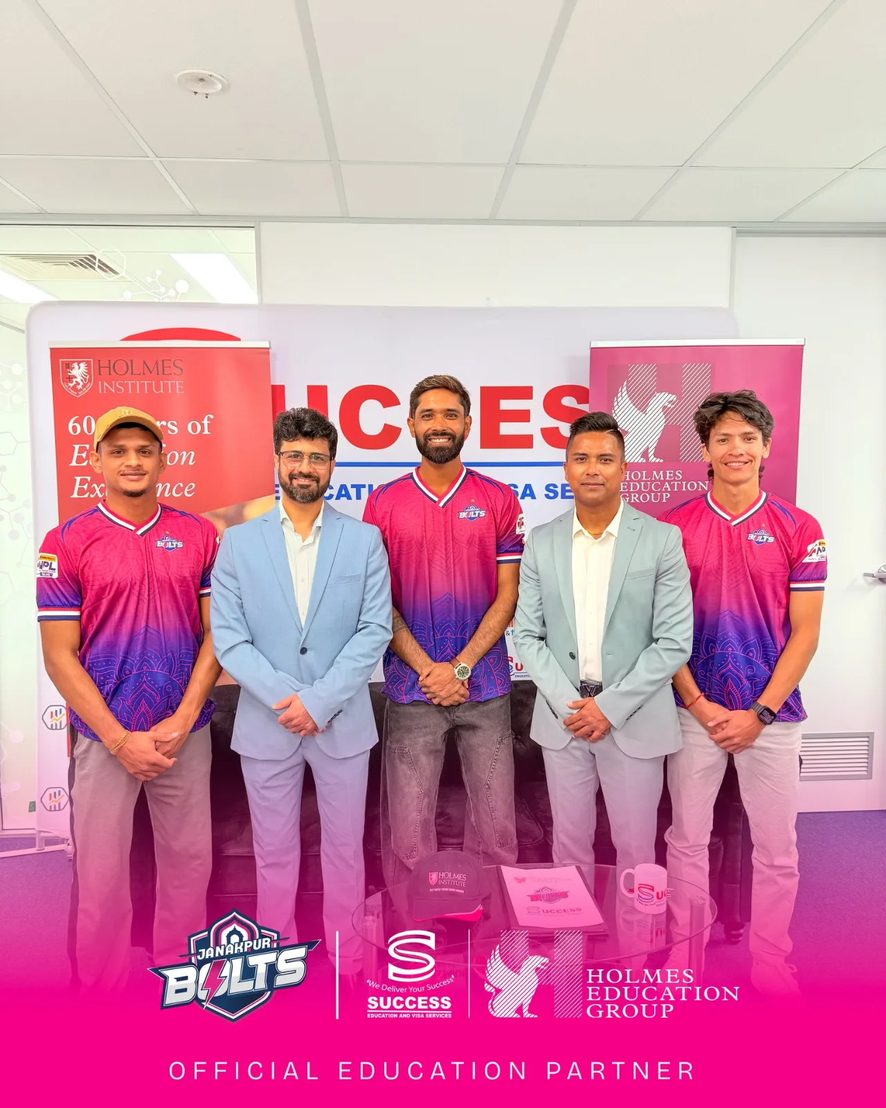 Janakpur Bolts Partner with Success Education & Visa Services and Holmes Education Group as Official Education Partners