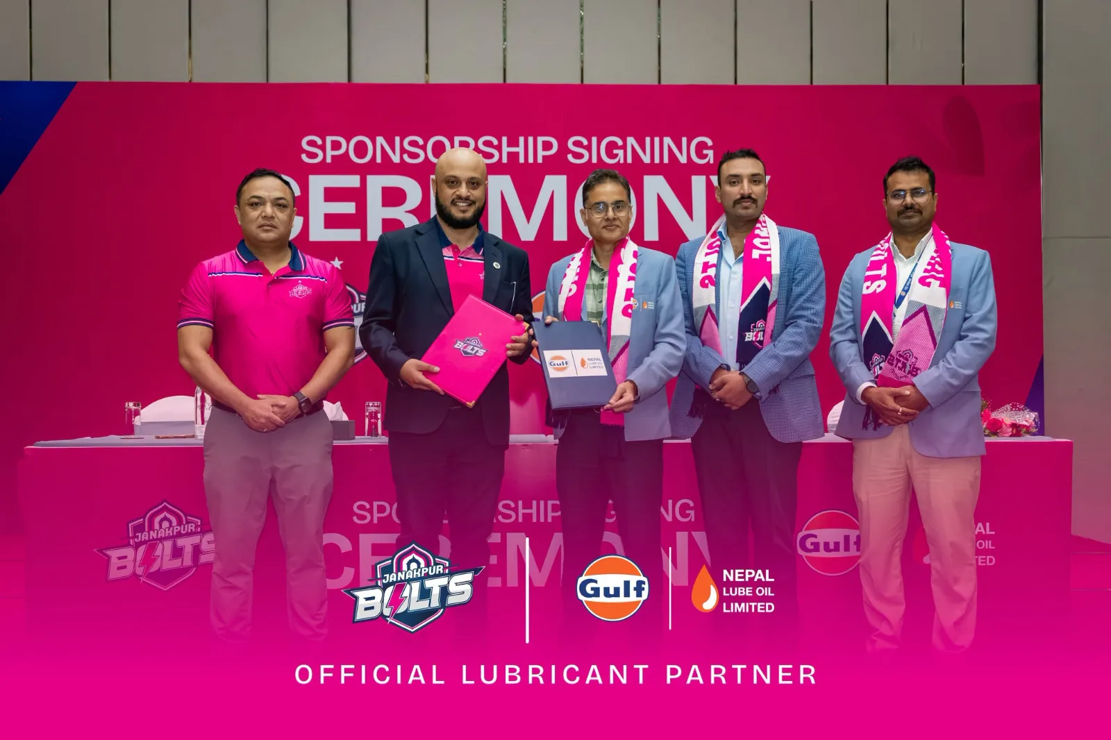 Gulf Lubricants Renews Partnership with Janakpur Bolts for NPL Season 3