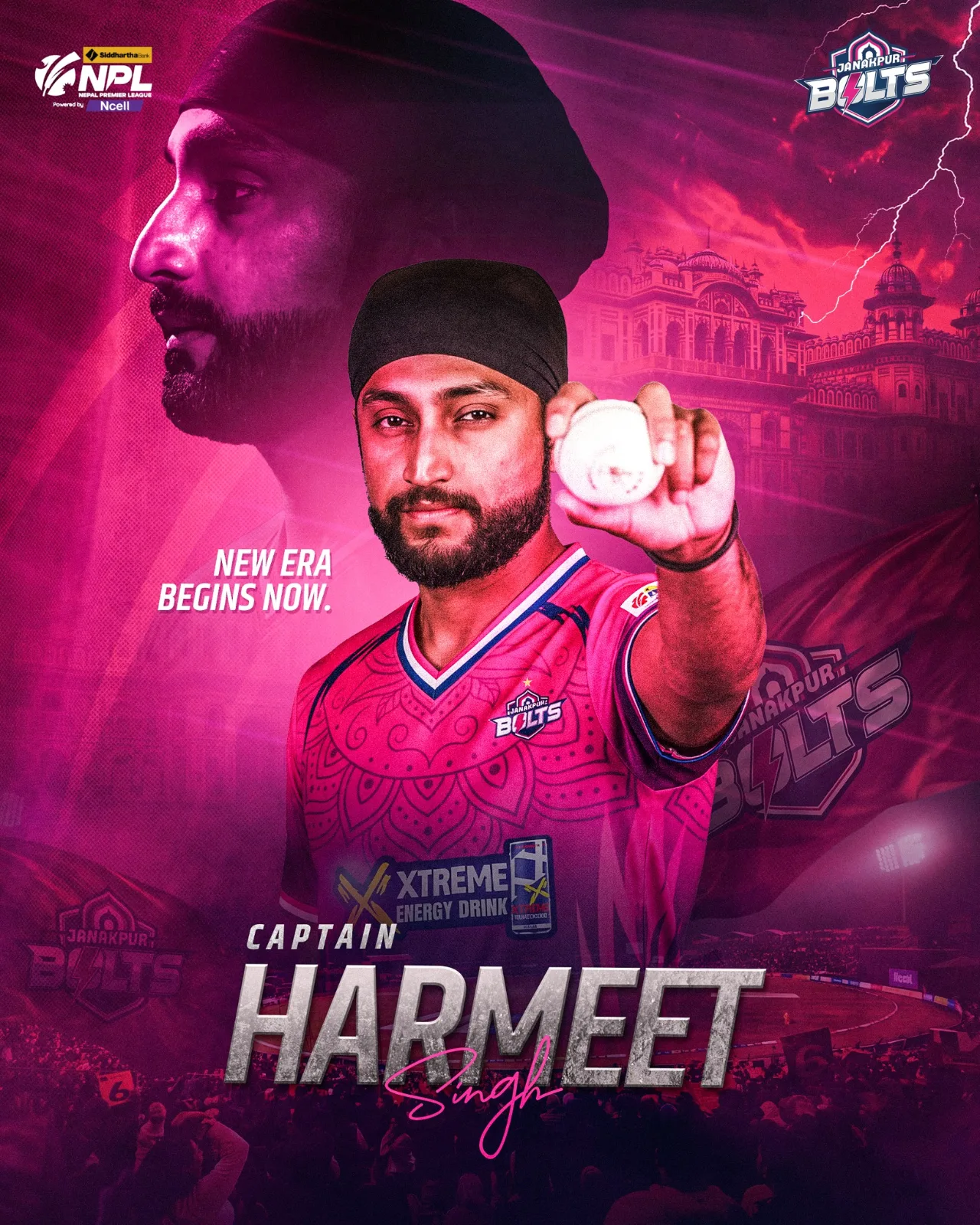 Janakpur Bolts Sign Harmeet Singh for Nepal Premier League
