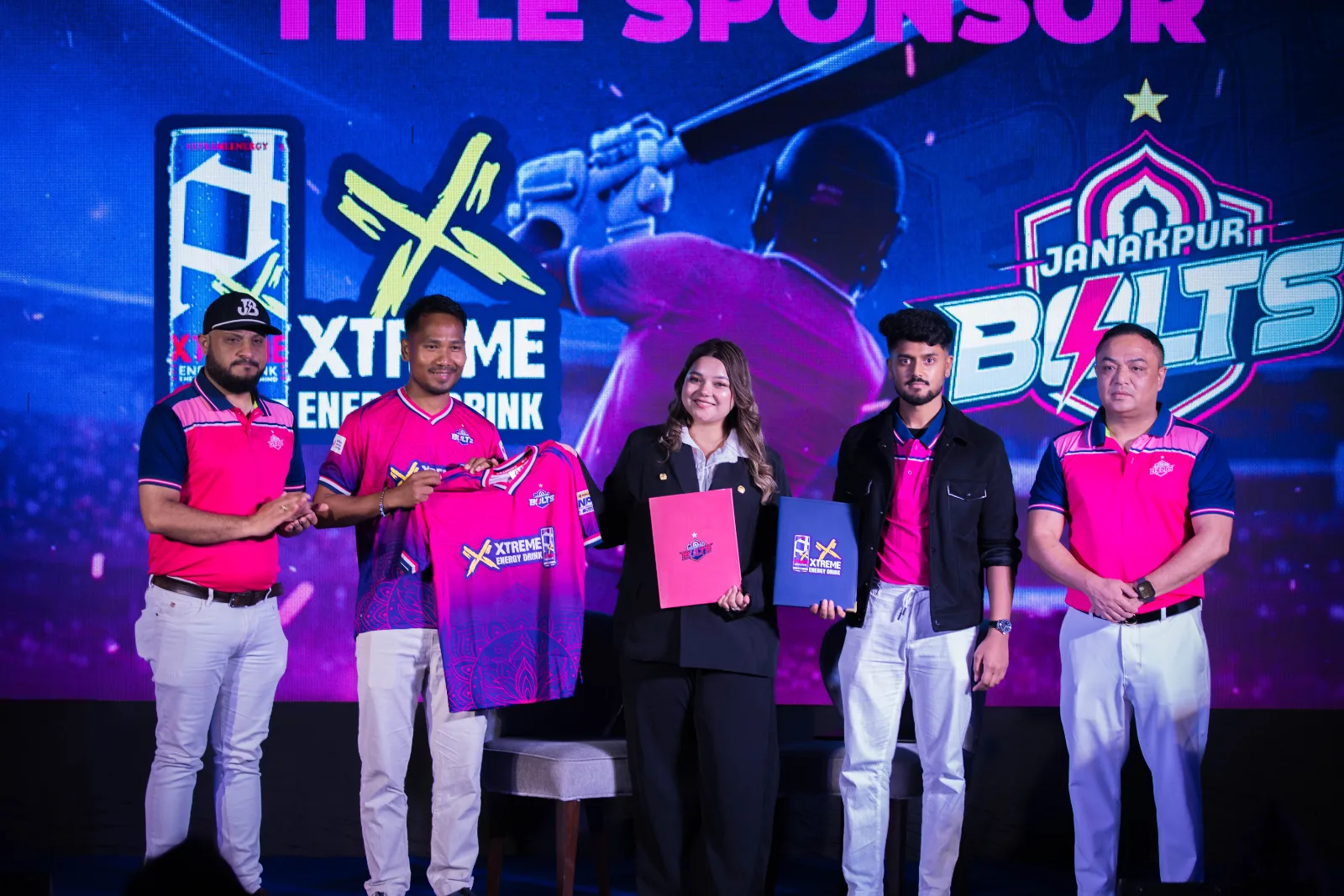 Janakpur Bolts Signs Title Sponsorship Agreement with Xtreme Energy Drinks